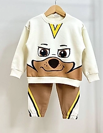 PAW PATROL SÜZENE NAKIŞ BURUN DETAYLI SWEATSHİRT ve EŞOFMAN 2/3yaş 3/4yaş 4/5yaş 5/6yaş 7/8yaş