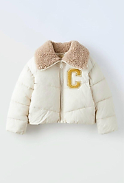 SUNİ KOYUN YÜNLÜ ŞİŞME MONT